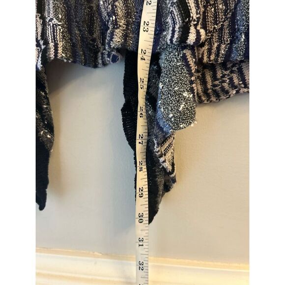 Nic+Zoe Linen Mixed Knit Waterfall Cardigan size PM - Picture 6 of 6